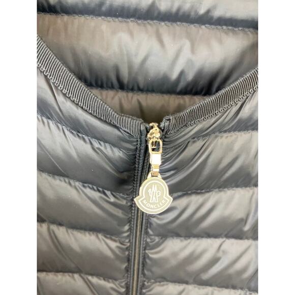 MONCLER Moncler Morvan Giubbotto Black Ultralight Puffer Coat Size 0 - Picture 4 of 6